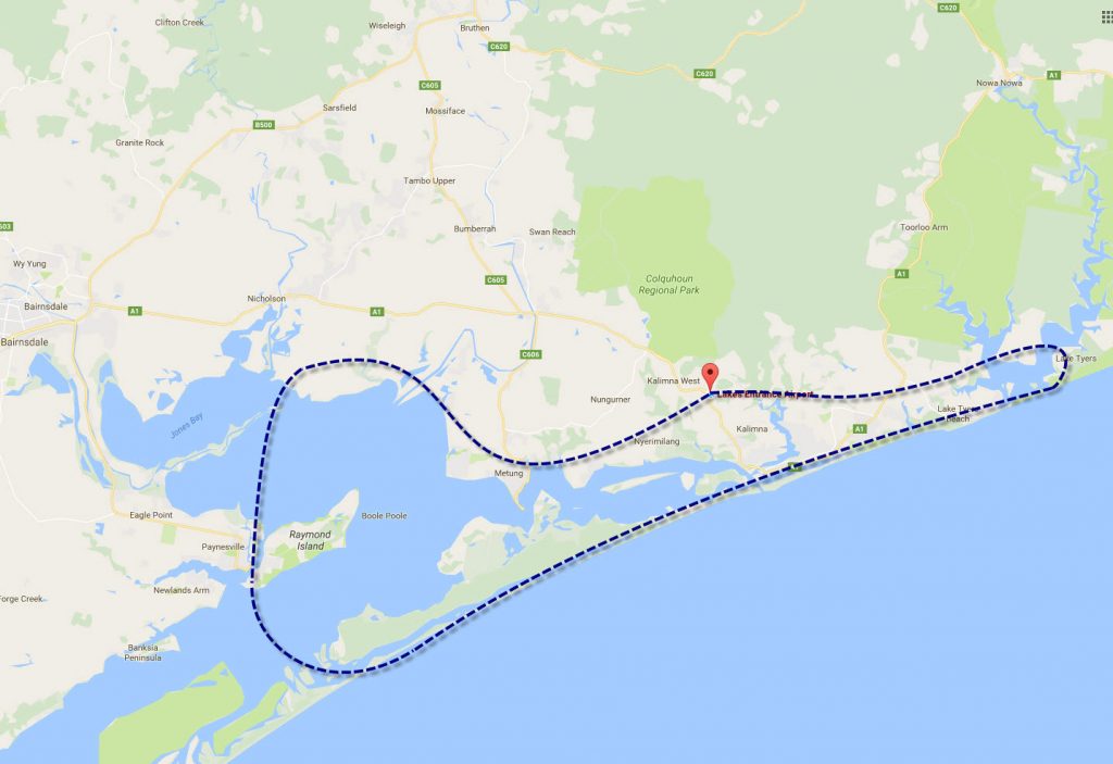 Bandicoot Scenic 172 Lakes Entrance Flight 30min