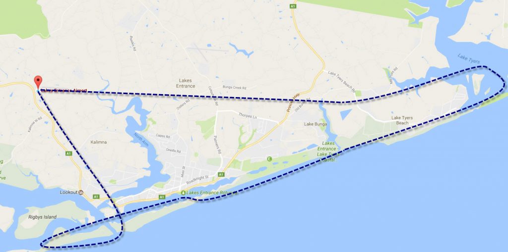 Bandicoot Tiger Moth Lakes Entrance Flight 20min