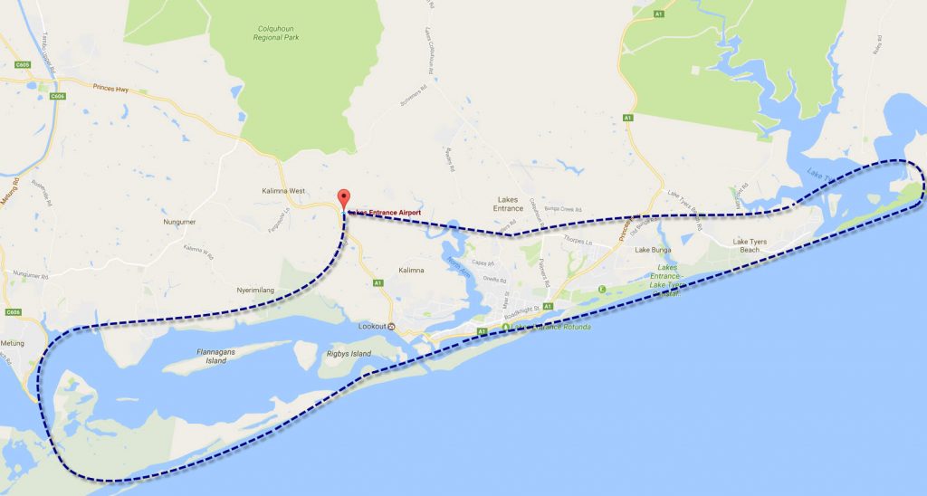 Bandicoot Tiger Moth Lakes Entrance Flight 30min